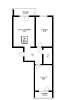 Продам 2-комнатную квартиру, ул. Лётчика Позднякова 2к13, 63 м²
