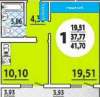 Продам 1-комнатную квартиру в Краснодаре, ККБ, ул. Генерала Трошева 25, 41.7 м²