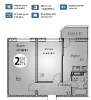 Продам 2-комнатную квартиру в Краснодаре, Аврора, ул. Дзержинского 110А, 56 м²