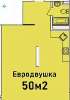 Продам 2-комнатную квартиру в Краснодаре, ККБ, Домбайская ул. 10, 50 м²