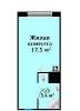 Продам студию в Краснодаре, ПМР, Карасунский внутригородской округ  ул. Кирова 199, 20.9 м²