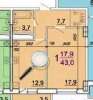 Продам 1-комнатную квартиру в Краснодаре, ФМР, ул. Симиренко 37к2, 45 м²